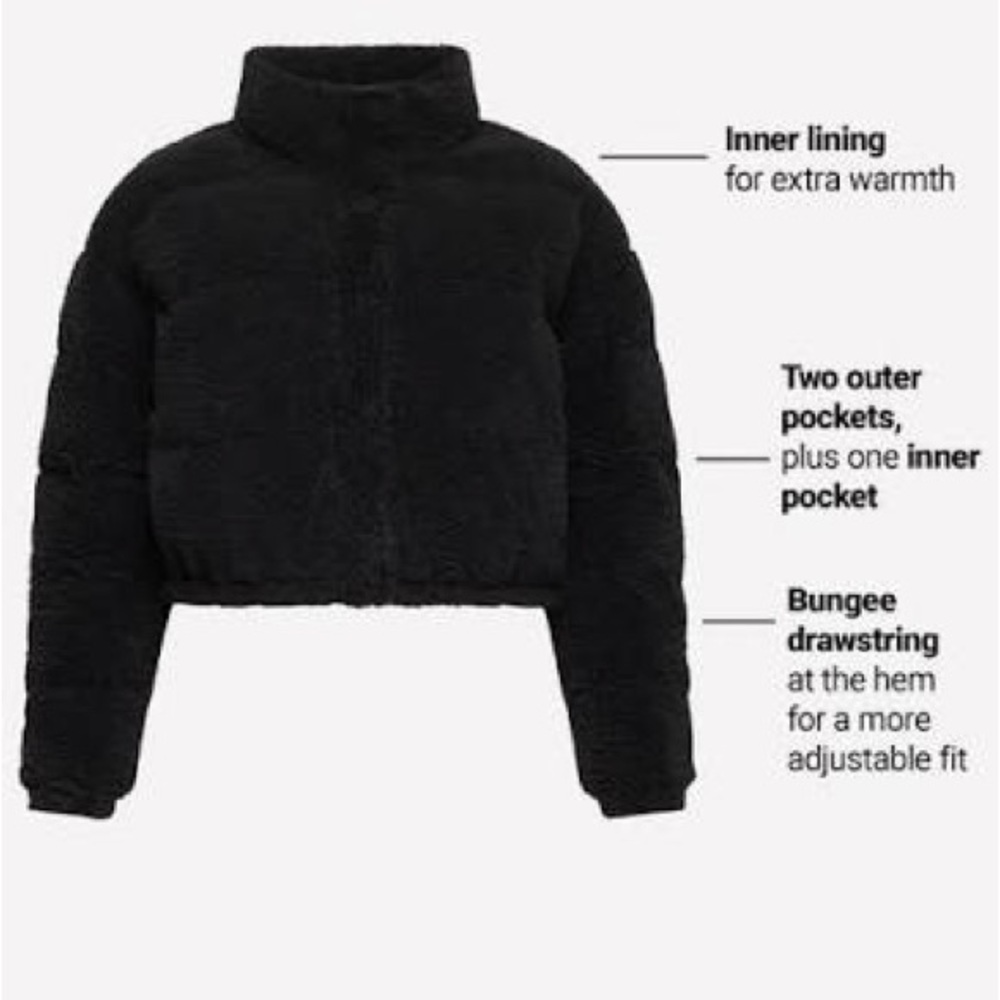 YITTY Black Teddy Jacket